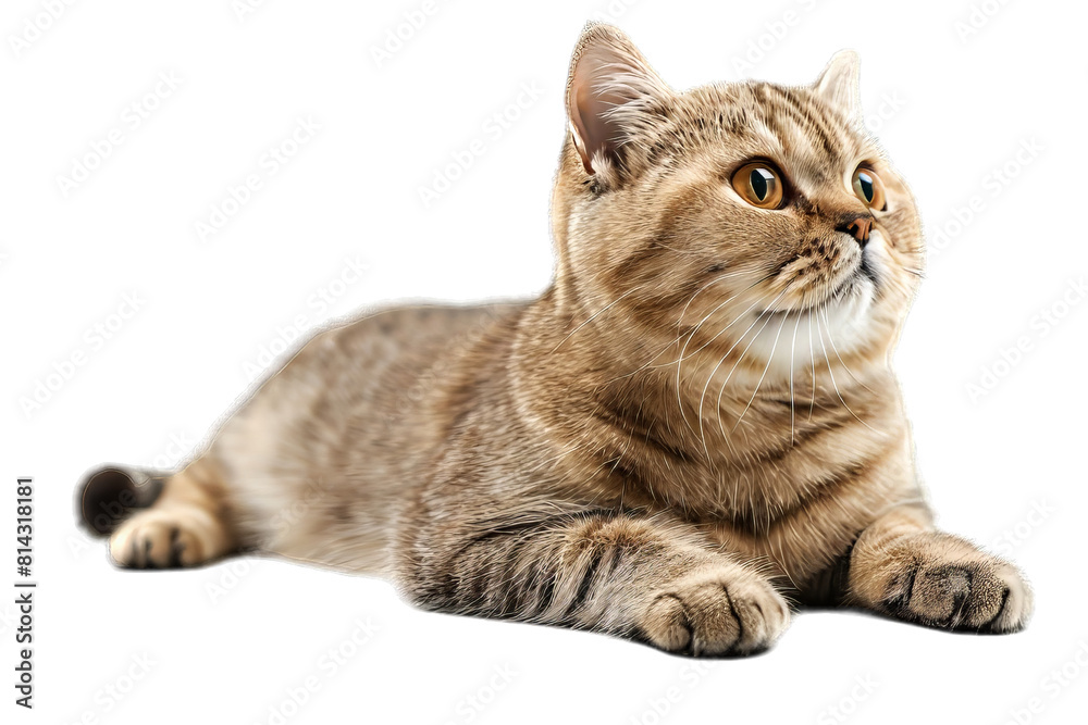 British Shorthair Cat Isolated