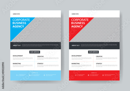 The Flyer Template is made in Adobe Illustrator format. This Template is best suitable for your Business. You can set images and change text, and color very quickly and easily.