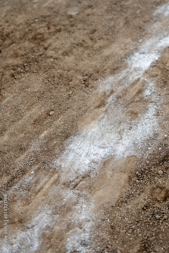 softball slide on dirt