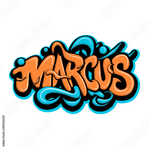marcus graffiti lettering typography art illustration