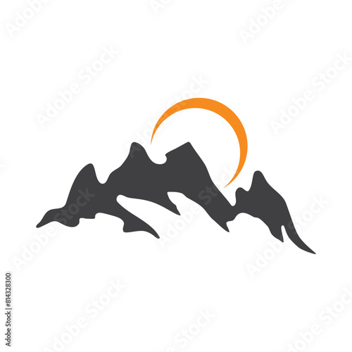High Mountain icon  Logo Business Template