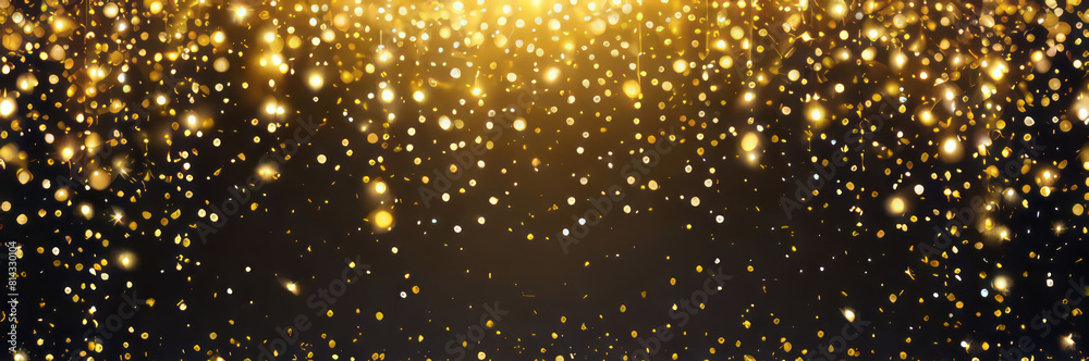 Abstract gold yellow and black glitter lights background for banner. Blurred bokeh. Backdrop for Valentines day, womens day, holiday or event
Abstract gold yellow and black glitter lights background for banner. Blurred bokeh. Backdrop for Valentines day, womens day, holiday or event