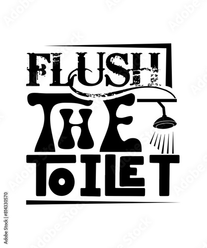 flush the toilet svg