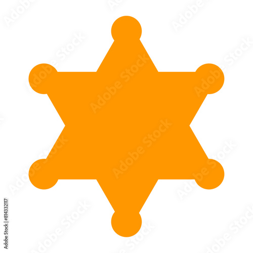 sheriff badge icon 