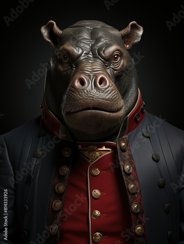 rhino in costume © Saad
