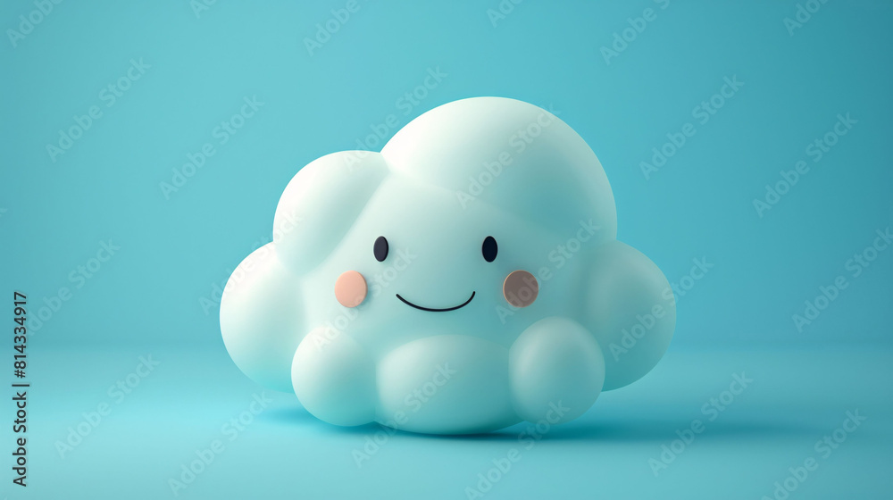 Weather icon set, 3d rendering soft shapes, different weather conditions Weather icon set, 3d rendering soft shapes, different weather conditions