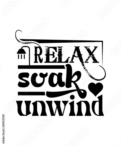 relax soak unwind svg