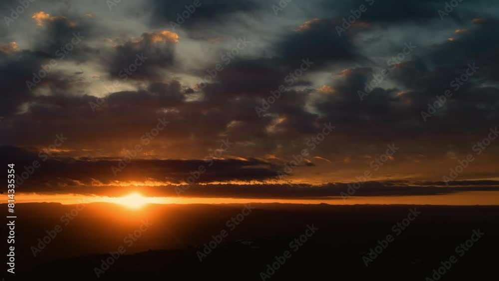 Brilliant Cinematic Sunrise Time Lapse Zoom Out