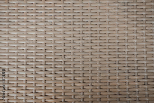 Light brown rattan wooden table top pattern and background seamless. Woven Surface pattern