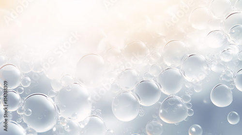 Wallpaper Mural Cell molecule concept, microscopic image of microorganisms in chemistry science concept illustration Torontodigital.ca