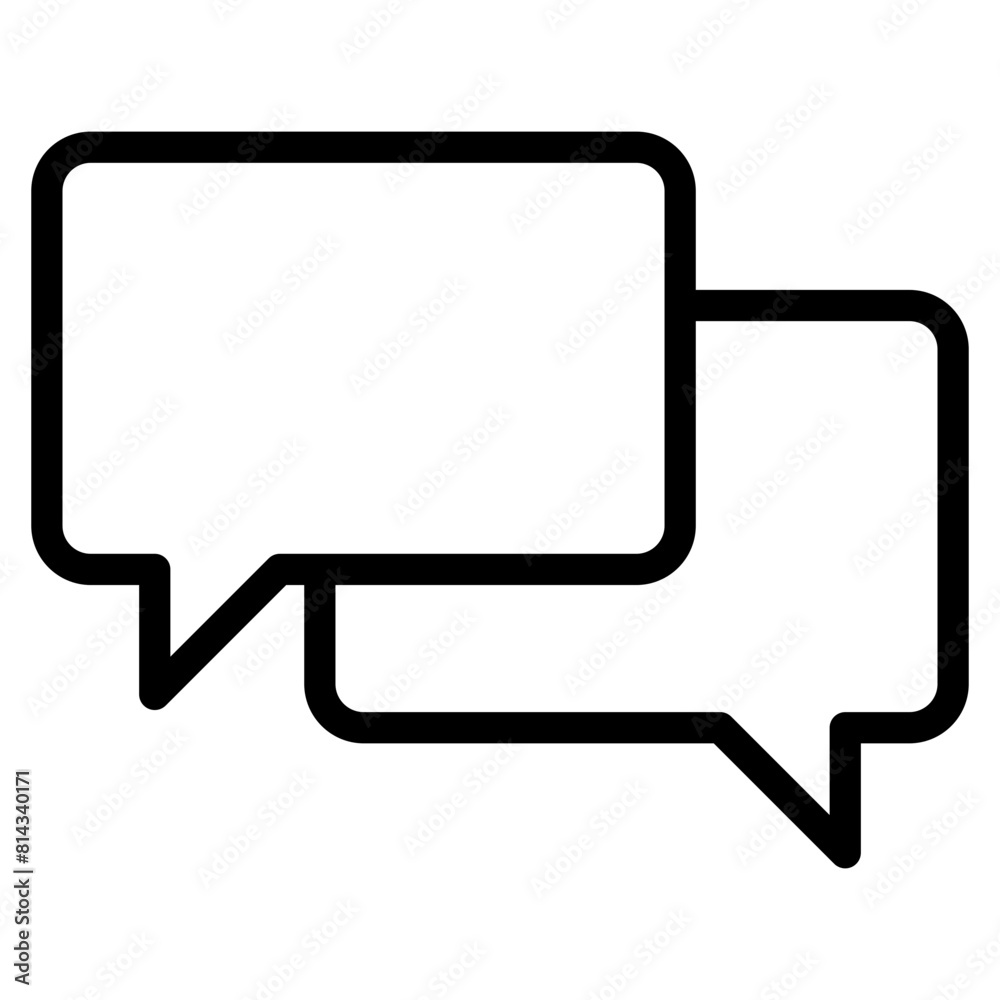 Naklejka premium chat icon