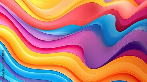 abstract background with multicolored waves  modern and dynamic background