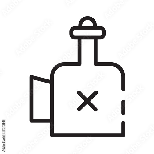 Liquor Drink Grog Line Icon