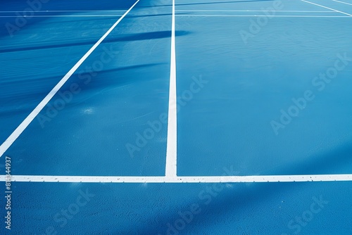 Close up shot of tennis court