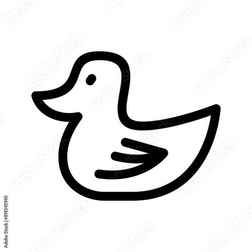 Duck Icon Vector Symbol Design Illustration