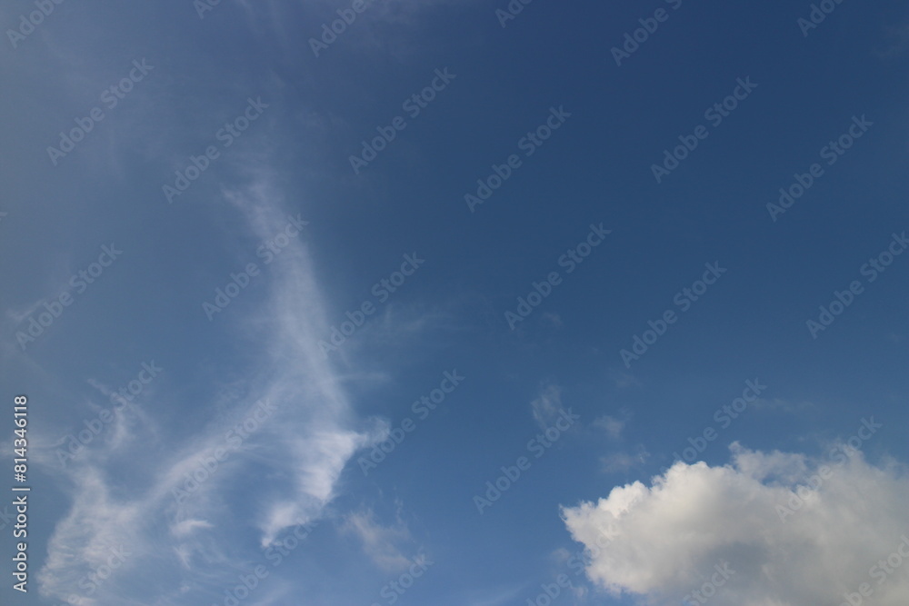 Blue sky with cloud. Clearing day and Good weather in the morning. Blue sky with cloud. Clearing day and Good weather in the morning.