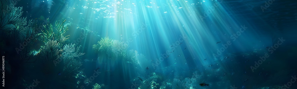 Naklejka premium nature water background wave