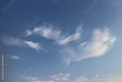 Fototapeta Naklejka Na Ścianę i Meble -  Blue sky background with clouds