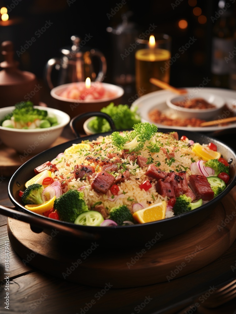 meat with vegetables meat with vegetables