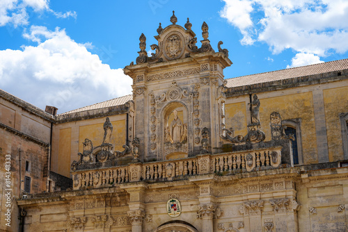 Beautiful Maria Santissima Cathedral in Lecce Italy