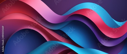 A colorful wave background