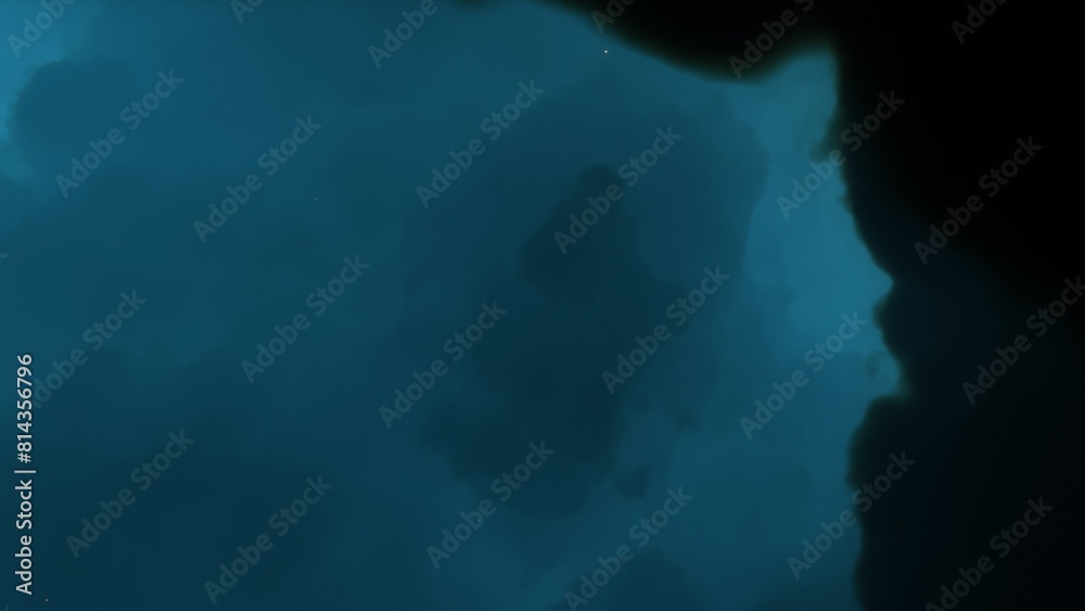 Fototapeta premium Space background. Nice clean colorful nebula with star field. 3D rendering 