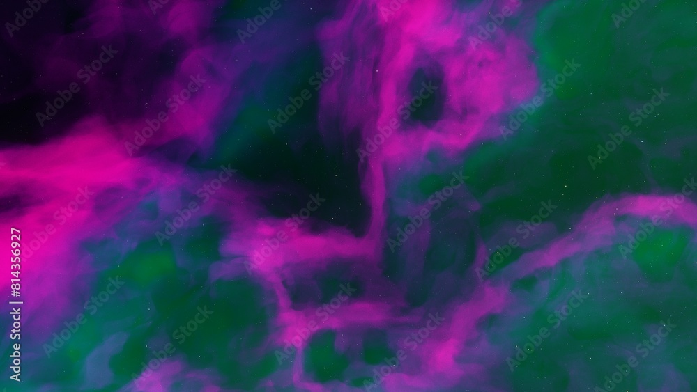 Obraz premium Space background. Nice clean colorful nebula with star field. 3D rendering 