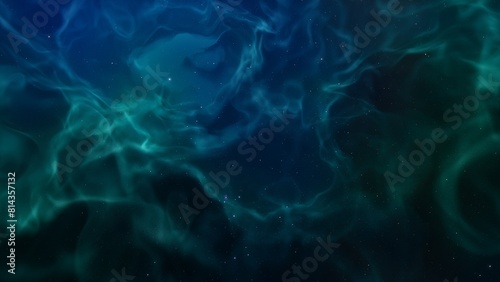 Space background. Nice clean colorful nebula with star field. 3D rendering 