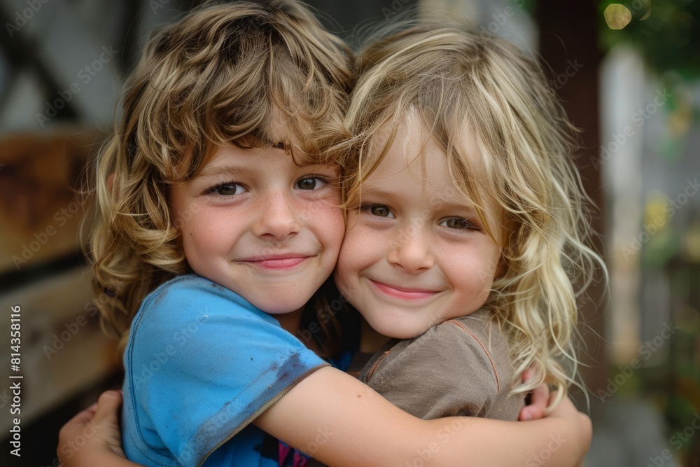 Sibling rivalry forgotten, replaced by the pure delight of creation Sibling rivalry forgotten, replaced by the pure delight of creation