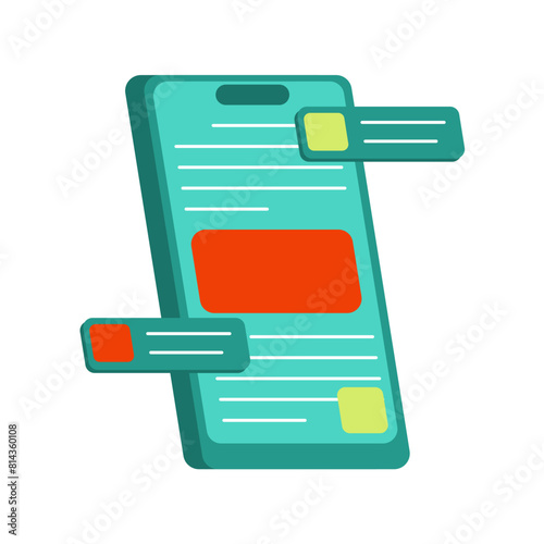 phone with messages