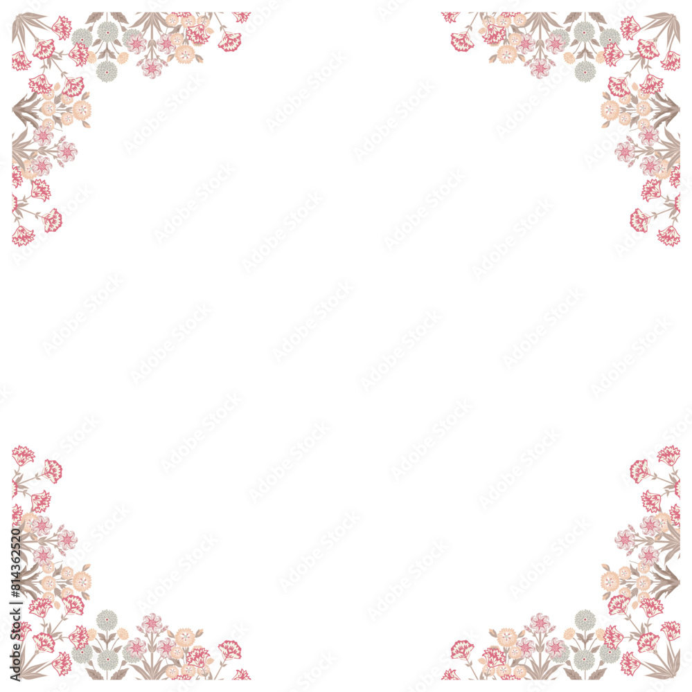 Wedding floral invite, invitation save the date card design, plants, green leaves & herbs decorative frame. Vector template. Wedding floral invite, invitation save the date card design, plants, green leaves & herbs decorative frame. Vector template.