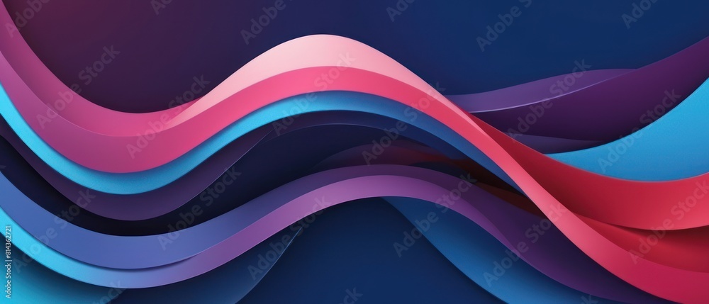 A colorful wave background A colorful wave background