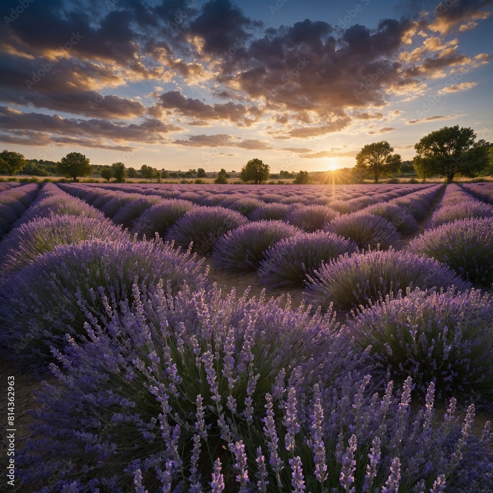 Honor National Camera Day with a mesmerizing shot of a field of lavender in full bloom.

