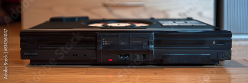 Retro VHS Player: A Glimpse into Home Entertainment of the Previous Century photo