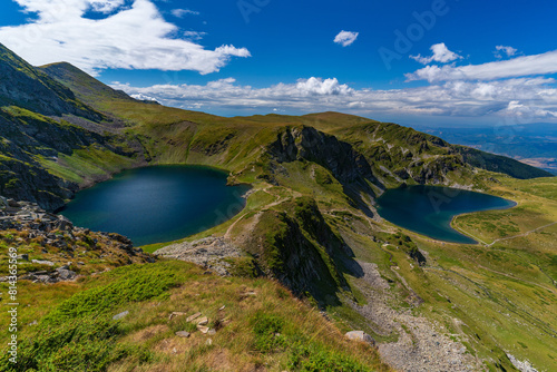 The Seven Rila Lakes in the Rila Mountain, Bulgaria