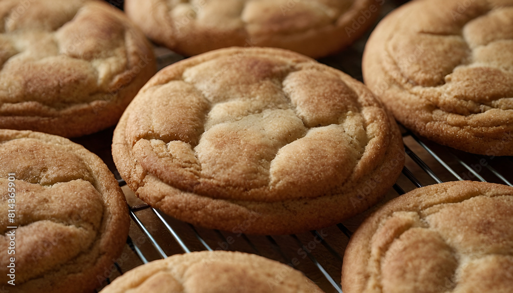 batch of delicious snickerdoodle cookies batch of delicious snickerdoodle cookies