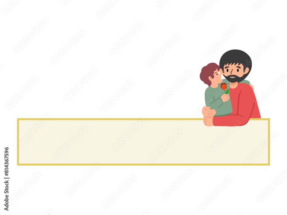 Father Holding Son Frame Background
Father Holding Son Frame Background