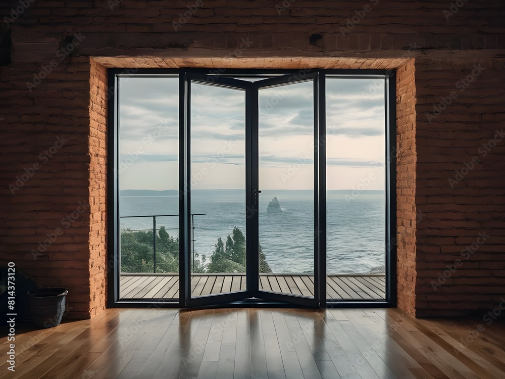 Fototapeta premium Interior room with window