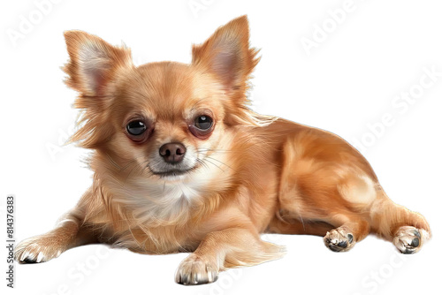 Chihuahua Dog Isolated Sitting