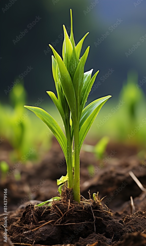 Obraz premium green sprout