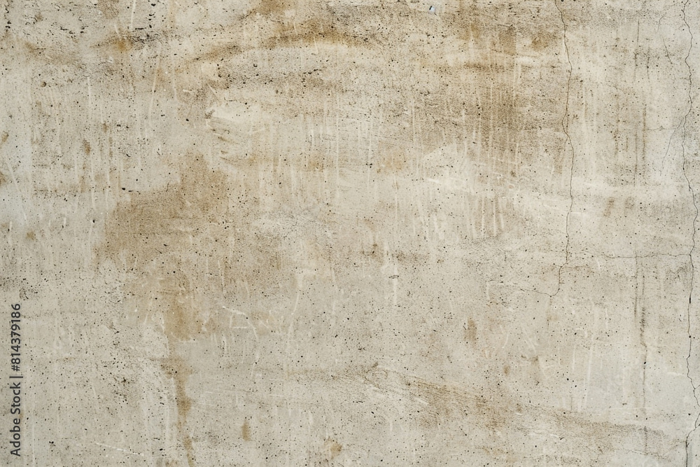 Fototapeta premium Smooth cement wall texture with subtle color variations and fine pores.