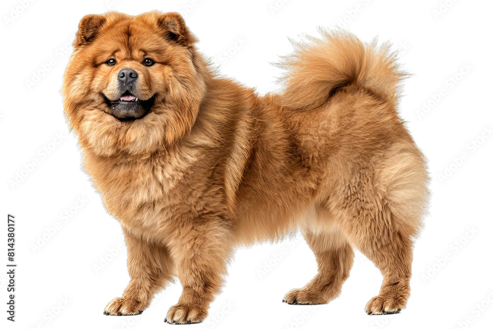 Fototapeta premium Chowchow Dog Isolated