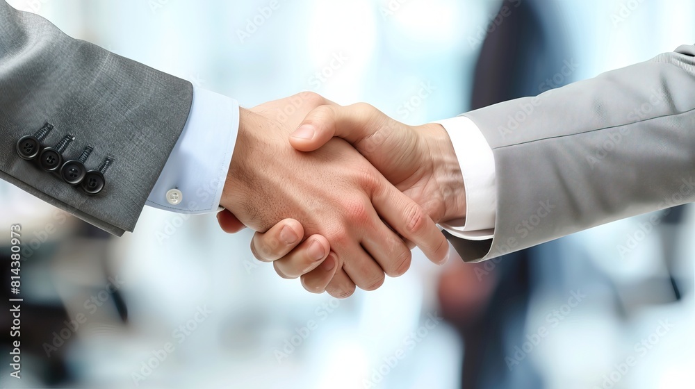 Close up handshake of businessman. Agreement corporate concept Close up handshake of businessman. Agreement corporate concept