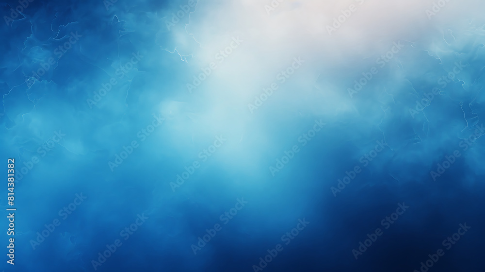 Bright light and glow template on blue white, color gradient rough abstract background, grainy sound grungy texture Bright light and glow template on blue white, color gradient rough abstract background, grainy sound grungy texture