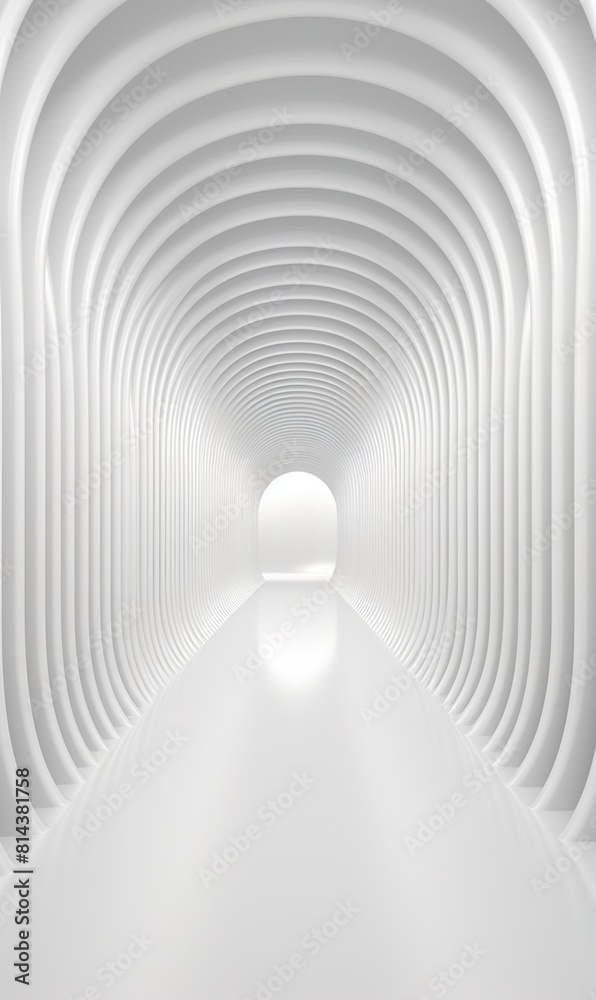 Naklejka premium light in the tunnel