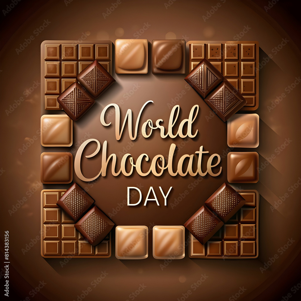 Banner for celebration of World Chocolate Day Banner for celebration of World Chocolate Day
