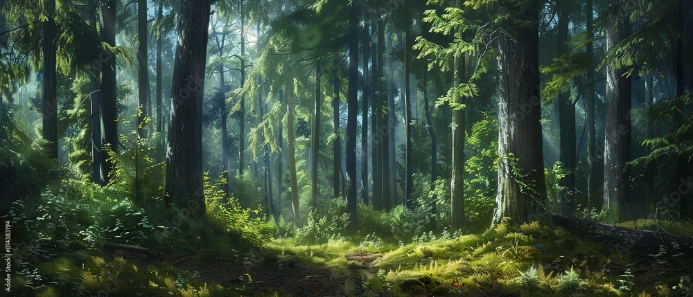 A Journey into the Untamed Heart of Nature, Where Majestic Trees Stand Tall and the Spirit of the Wild Reigns A Journey into the Untamed Heart of Nature, Where Majestic Trees Stand Tall and the Spirit of the Wild Reigns