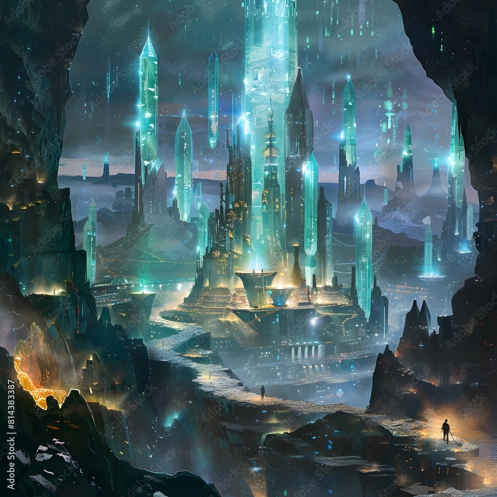 Luminescent City in Earths Core A Subterranean Civilization Fueled by Geothermal Energy and Crystal Power Luminescent City in Earths Core A Subterranean Civilization Fueled by Geothermal Energy and Crystal Power