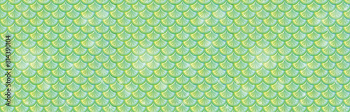 Abstract fish scale pattern with gradient colors