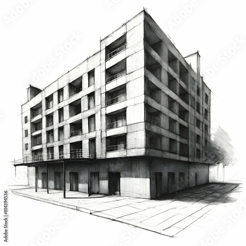 Sketch of building